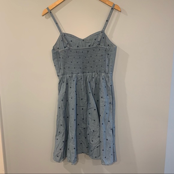 💞$5 Bundle Price💞 Old Navy Denim Polka Dot Sundress - Picture 2 of 5